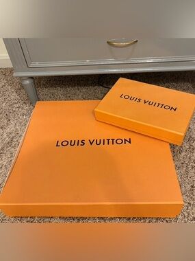 Louis Vuitton Orange Logo Gift Box Set